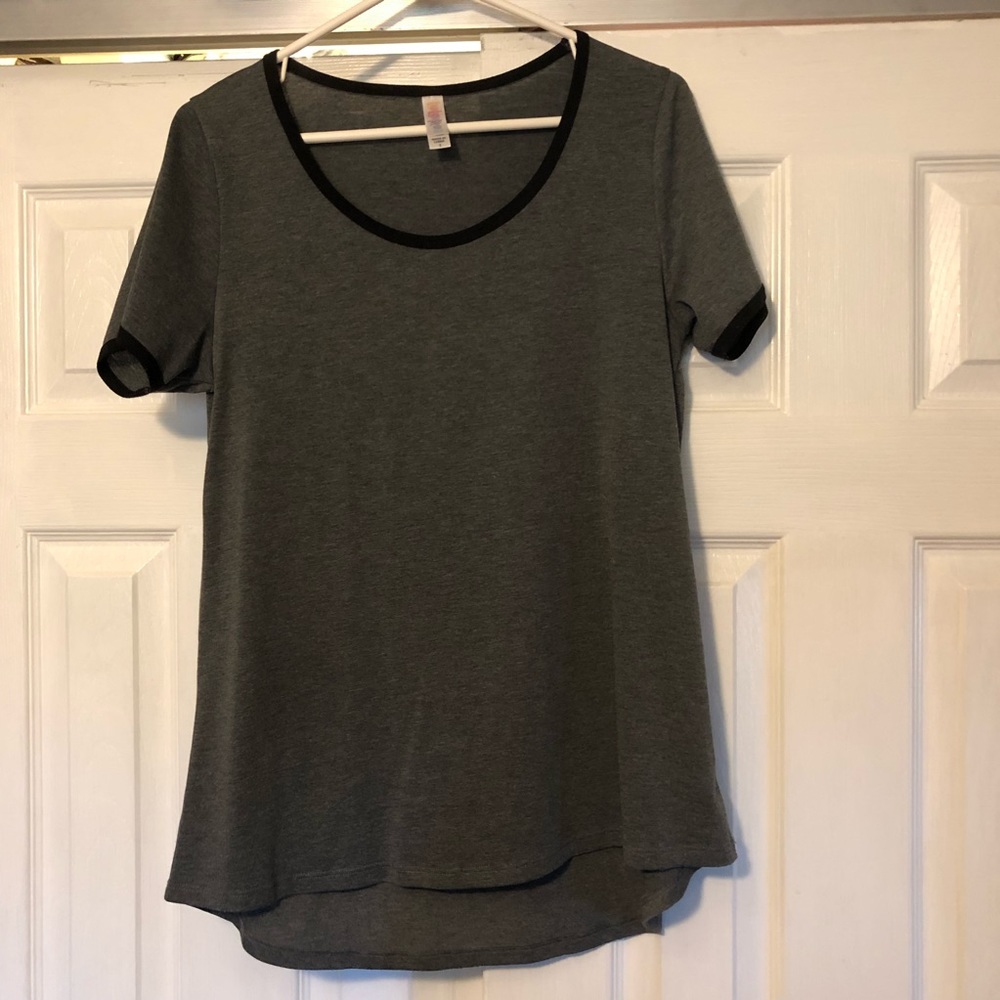 Dark grey Lularoe perfect tee